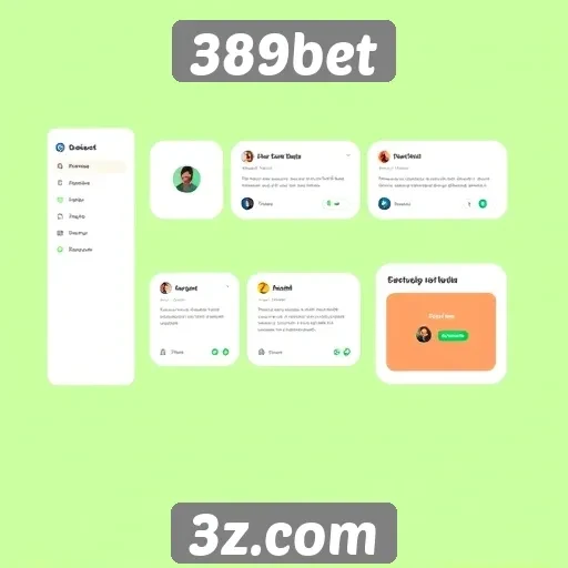 Interface intuitiva melhora a experiência no 389bet