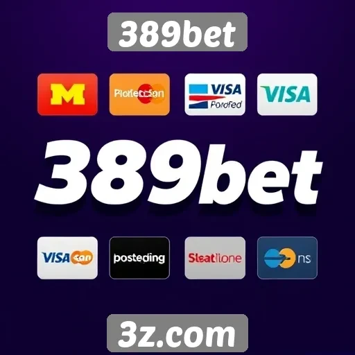 Opções de pagamento diversificadas na 389bet